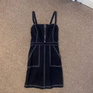 Vans black denim dress